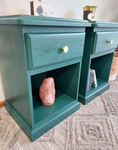 How to upcycle a bedside cabinet | Bunnings Workshop community Upcycled Bedside Cabinet, Upcycle Bedside Table, Pine Bedside Table, Furniture Makeover Inspiration, Bedside Lockers, Upcycled Ideas, Bedside Drawers, Bedroom Wardrobe, Upcycle Projects