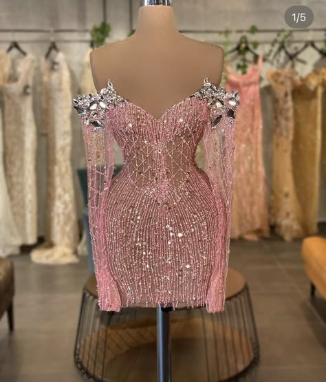 Pink Diamond Dress, Luxury Rhinestone Mini Dress For Prom, Luxury Pink Dress With Crystal Embellishments, Pink Rhinestone Dress, Glamorous Pink Mini Corset Dress, Pink Crystal-embellished Dress For Gala, Luxury Crystal-embellished Mini Dress For Formal Occasions, Pink Homecoming, Pink Homecoming Dress