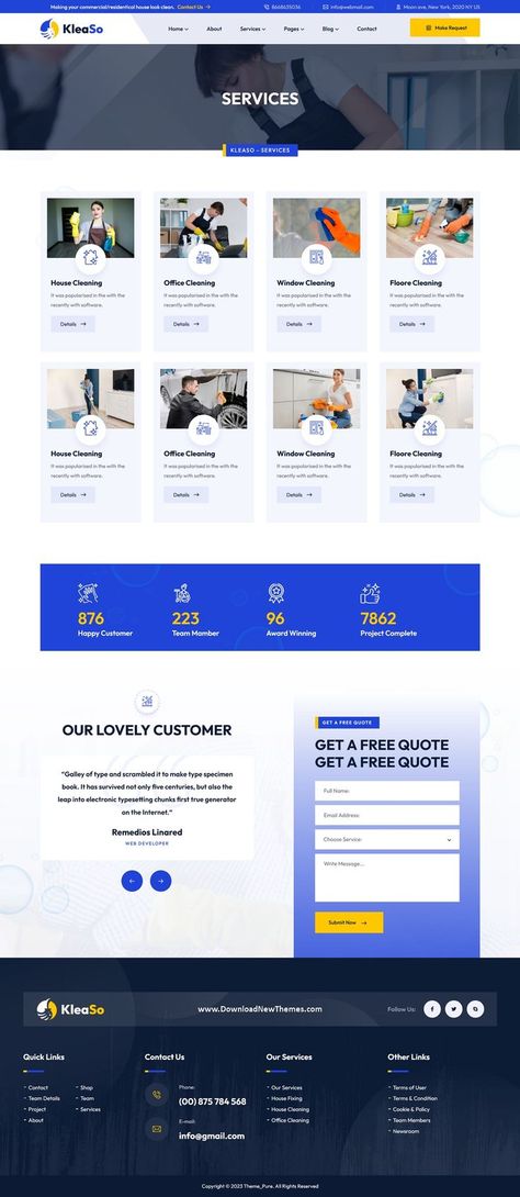 Kleaso - Cleaning Services WordPress Theme Cleaning Service Website, Cleaning Agency, Cleaning Services Company, Agency Website Design, Agency Website, Laundry Service, Homepage Layout, Maid Service, House Cleaning Services