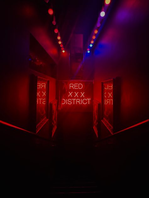 Neon red xxx district Cyberpunk World, Red Rooms, Light Night, Personal Space, Wait For Me, You Want Me, Red Light, Light Red, Cyberpunk