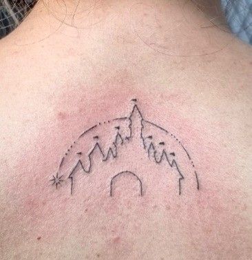 Disney Castle Tattoo, Castle Tattoo, Health Tattoo, Disney Tattoo, Disney Castle, Disney Tattoos, Cute Tattoos, Small Tattoos, Tattoo Ideas