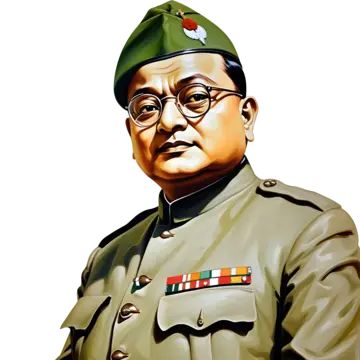 Nethaji Images, Nethaji Images Hd, Netaji Jayanti, Netaji Subhas Chandra Bose, Subhas Chandra Bose, Woman Artwork, Black Woman Artwork, Png Hd, Transparent Image