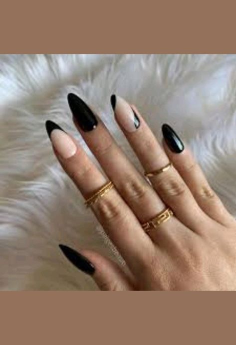 Nails For Wedding Guest Black, Black Nails For Bridesmaid, Chic Black Nails Classy, Cute Nail Inspo Medium Length, Nails That Would Go With A Black Dress, Coffin Style Nails Black, Black Nail Dipping Powder Designs, Black Moody Nails, Bubble Bath And Black Nails