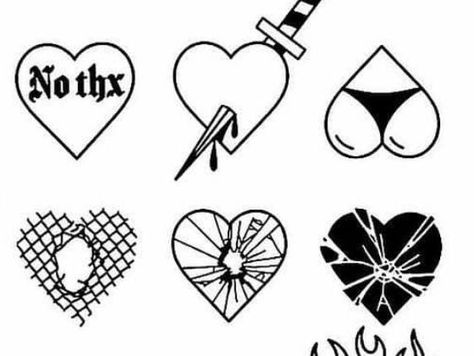 Anti Love Tattoo, Safety Pin Heart Tattoo Meaning, Anti Love Tattoo Flash, Heart Tattoo Grunge, Grunge Heart Tattoo, Shattered Heart Tattoo, Punk Heart Tattoo, Goth Heart Tattoo, Anti Valentine’s Day Tattoo Flash