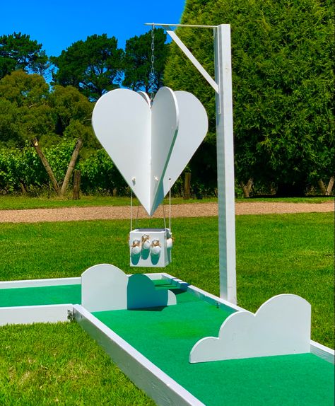 Wedding themed mini golf
From
big Putts Australia Wedding Putt Putt Golf, Portable Mini Golf, Giant Yard Games, Mini Putt, Putt Putt Golf, Miniature Golf Course, Golf Theme, Miniature Golf, Australia Wedding