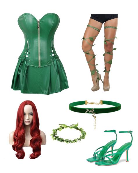 Women's poison ivy Halloween costume, halloween costume ideas, halloween 2023, sexy women's halloween costume, DIY halloween costume Ivy Halloween Costume, Poison Ivy Halloween, Poison Ivy Halloween Costume, Poison Ivy Costumes, Madison Bailey, Diy Halloween Costume, Costume Diy, Halloween 2023, Halloween Costume Ideas