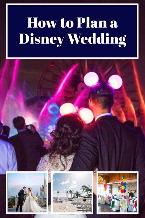 Learn all about planning a wedding at Disney! Disney Wedding Gowns, Disney Themed Wedding, Disneyland Wedding, Disney Wedding Theme, Disney Bride, Disneyland Hotel, Allure Bridal, Planning A Wedding, Ceremony Venue