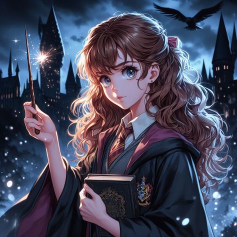 #harrypotteredit #harry #hogwarts #mage #cute #hermione #hermionegranger #girl Hermione Anime, Disney Princess Harry Potter, Princess Harry Potter, Poppy Pomfrey, Alastor Moody, Princess Harry, James Sirius Potter, Albus Severus Potter, Albus Severus