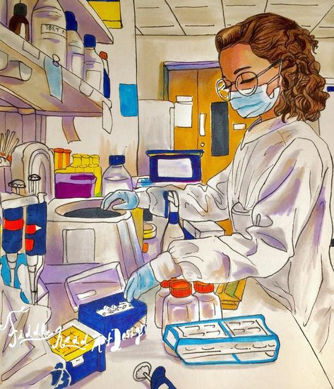 Science Witch, Science Pics, Biotechnology Art, Laboratory Medicine, Pharmacy Art, Chemistry Art, Laboratory Technician, Science Stickers, Biology Art