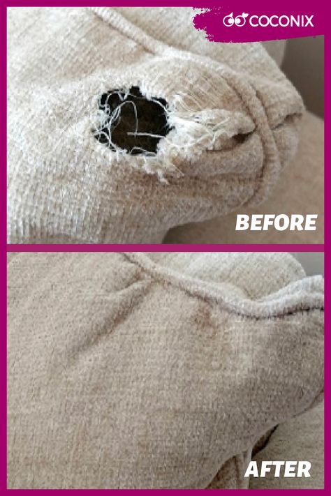 Revive Your Worn-Out Sofa with Our Repair Kit How To Patch A Hole In A Fabric Couch, Couch Patch Ideas, Sofa Repair Ideas, Suede Couch, Repair Sofa, Couch Repair, Carpet Repair, Microfiber Sofa, Linen Couch