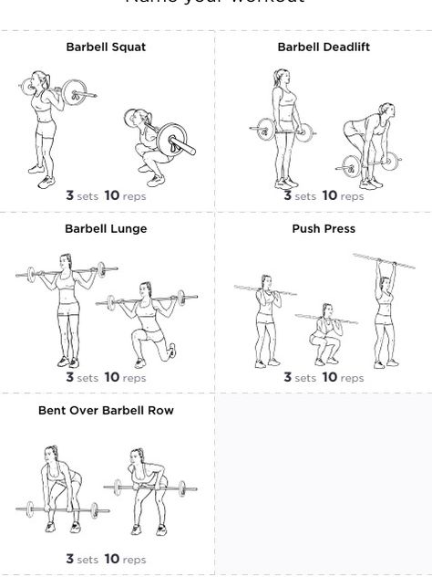 Barbell workout LOVED IT. Started with a short warm up run and then completed the circuit Leg Workout Gym Barbell, Back Workout Barbell, Barbell Lifts For Women, Lower Body Workout Barbell, Beginner Barbell Workout, Leg Workout Barbell, Barbell Workout For Women Core, Barbell Workout For Beginners, Leg Barbell Workout