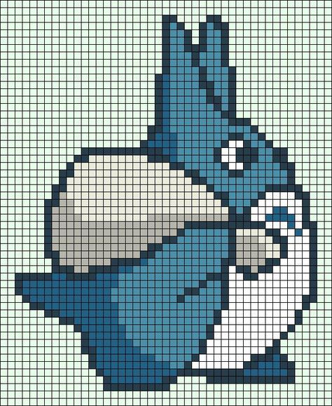 Alpha Patterns Crochet Totoro, Totoro Crochet Alpha Pattern, Totoro Crochet Grid, Pixel Art Pattern Totoro, Alpha Patterns Crochet Studio Ghibli, Ponyo Grid Pattern, Ghibli Pixel Pattern, Studio Ghibli Crochet Graph, Totoro Grid Pattern