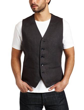 Linen Vest Mens, Suit Vest Men, Shirt With Vest, Vest Street Style, Ncert Books, I Have A Question, Chaleco Casual, Polished Casual, Linen Vest