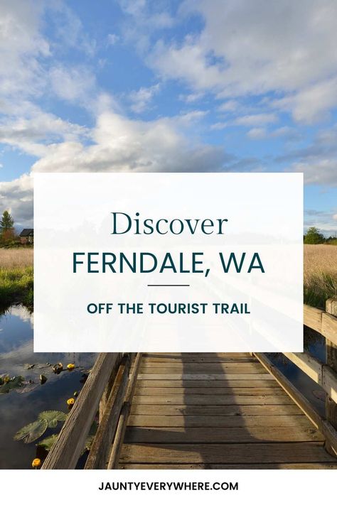 Spend an idyllic vacation in Ferndale, in northwest Washington. Ferndale Washington, Washington Travel, Travel Wishes, Travel Articles, Travel Images, Travel Planning, Road Trip Usa, Usa Travel, Beautiful Islands