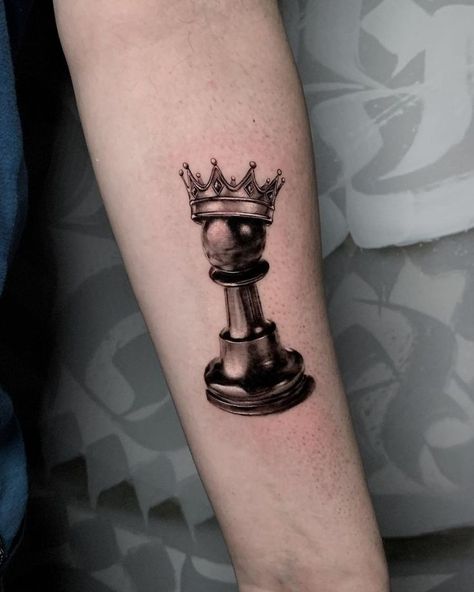 Pawn Tattoo, Chess Tattoo, Atlas Tattoo, Unique Wrist Tattoos, Dragon Tattoos For Men, Hyper Realistic Tattoo, Japanese Flower Tattoo, Seshomaru Y Rin, Sigil Tattoo