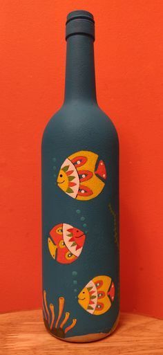 #bottle_art_for_birthday_gift #bottle_art_for_sale #bottle_art_for_christmas Chalk Paint Bottles Ideas, Chalk Paint Bottles, Simple Bottle Art Ideas For Beginners, Bottel Paint Design, Warli Bottle Art, Glass Colours Painting On Bottles, Bottel Paint Diy, Warli Paintings On Pots, Wine Bottle Art Paintings Ideas