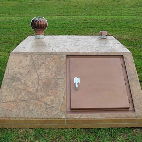 Residential & Commercial Tornado Shelters | Texas Storm Shelter *BBB Accredited Tornado Shelter In House Diy, Tornado Safe Room Ideas, Storm Shelter Ideas Decor, Tornado Shelter In House, Tornado Shelter Ideas, Storm Shelter Ideas, Cabin Fire Pit, Above Ground Storm Shelters, Underground Storm Shelters