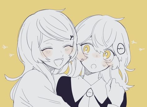 Sisters Drawing, Base Anime, Best Friend Drawings, Anime Sisters, Drawings Of Friends, Friend Anime, Art Base, 영감을 주는 캐릭터, Anime Eyes