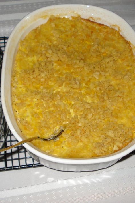 Scalloped Corn Corn Casseroles, Corn Photo, Scalloped Corn, Corn Recipes Side Dishes, Country Food, Corn Recipe, Just A Pinch Recipes, Corn Casserole, Chicken Slow Cooker Recipes