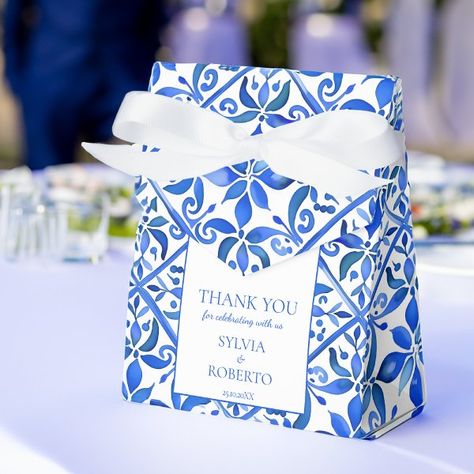 Blue Talavera tiles vintage Mexican wedding Favor Boxes Cantarito Wedding Favor, Talavera Wedding Favors, Blue And White Mexican Party, Talavera Wedding Decor, Talavera Party, Talavera Wedding, Mexican Wedding Favors, Vintage Mexican Wedding, Blue Talavera