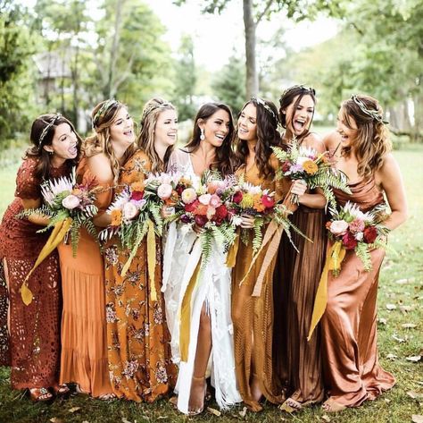 14 Best Fall Wedding Ideas That You Will Want to Copy - Chaylor & Mads Mustard Bridesmaid Dresses, Fall Bridesmaid Dress Colors, Fall Wedding Color Schemes, Fall Bridesmaids, Fall Bridesmaid Dresses, Wedding Dress Pictures, Bridesmaid Dress Colors, Fall Wedding Decorations, Fall Wedding Colors