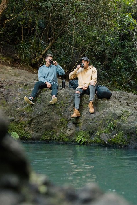 Coffee Outdoors Photography, Guy Friends Pictures, Barista Portrait, Drip Photo, Adventure Friends, Camping Coffee Maker, Community Coffee, Hiking Snacks, Inktober 2024