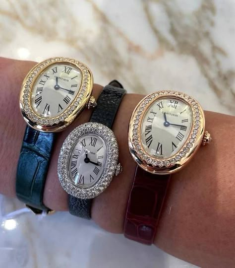 Cartier Watches Women, Pretty Watches, Fashionably Late, Ladies Accessories, Watch Trends, Wrist Candy, Womens Watches Luxury, Classy Jewelry, Jewelry Lookbook