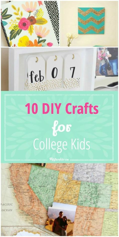 10 DIY Crafts for Older Kids Fun Crafts For College Students, Crafts For College Students Diy, Easy Crafts For College Students, Arts And Crafts For College Students, College Crafts Diy Projects, Fun Activities For College Students, High School Senior Crafts, College Craft Ideas, Crafts For College Students