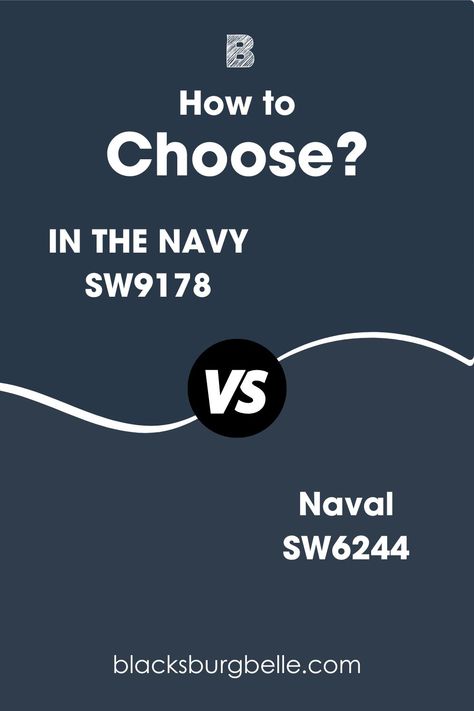 Sherwin-Williams IN THE NAVY vs. Naval Naval Bedroom Sherwin Williams, In The Navy Sherwin Williams Exterior, Naval Vs In The Navy Sherwin Williams, Sherwin Naval, Sherwin Williams In The Navy Vs Naval, In The Navy Sherwin Williams Cabinets, Naval Cabinets Sherwin Williams, Sherwin Williams Naval Cabinets, Sherwin Williams Navy Paint Colors