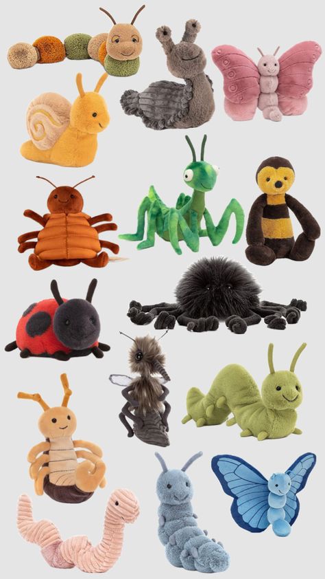 Bug jellycats #bug #jellycat Jelly Cat, Jellycat Stuffed Animals, Cute Stuffed Animals, 4th Birthday, T Rex, Soft Toy, Connect With People, Your Aesthetic, Stuffed Animals