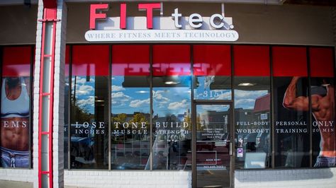 This Low-Cost Fitness Franchise Is Not Just Another Fad Store Front Window Curtains, Salon Storefront Windows, Board Corner Designs, Office Window Decals, Hair Salon Front Window, Spa Window Decals, Hair Salon Window Design, Boutique Window Decals, Retail Window Decals