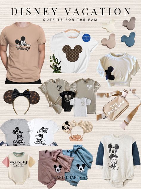 Ratatouille Outfit Disney, Disney Outfits Family Matching, Neutral Disney Outfits, Disney World Fits, Disney World Family Outfits, Matching Disney Outfits, Disney Outfits Winter, Family Disney Outfits, Disneyland 2024