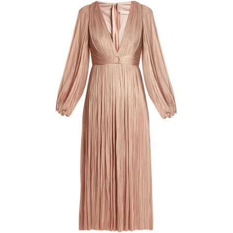 Maria Lucia Hohan Enora V-neck pleated tulle midi dress ($403) ❤ liked on Polyvore featuring dresses, nude, deep v neck dress, ruffle cocktail dress, deep v-neck dresses, tulle dress and midi dresses Low V Neck Dress, Tulle Long Dress, Ruffle Long Dress, Maria Lucia Hohan, Pleated Tulle, Tulle Midi Dress, V Neck Cocktail Dress, Nude Dress, Elegant Dresses Classy