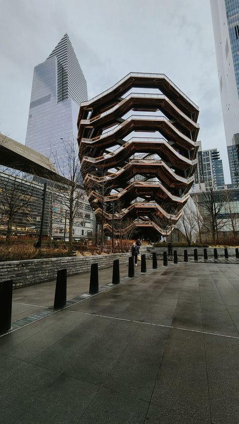 architecture, hudson yards, new york, vessel Vessel Nyc, New York Vibes, The Vessel, Fashion Aesthetic, Wide Angle, Us Travel, New York City, Arch, My Favorite