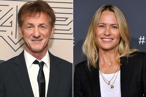 Sean Penn briefly opened up about the journey he and Robin Wright took from estranged divorcees to friends again in the years since their 2010 divorce. “It turns out it’s a lot quicker to repair a friendship after divorce if there are not kids involved,” he told The New York Times. “It took Robin and I quite a while." Leila George, Stephen Baldwin, England Shirt, 2010s Fashion, Robin Wright, Sean Penn, Divorce And Kids, White Maxi Skirts, After Divorce