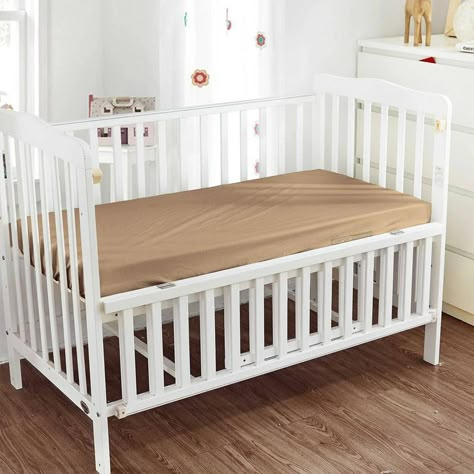 Baby Mattress, Fitted Crib Sheet, Crib Mattress, Baby Crib, Restful Sleep, Crib Sheets, Mattress Sizes, Baby Cribs, Sleep Comfortably