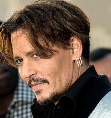 Johny Depp Hairstyle Long Hair, Johnny Depp Hairstyles, Johnny Depp Haircut, Johnny Depp Hairstyle, Oscar Hairstyles, Johnny Depp Style, Androgynous Hair, Johnny Depp Fans, Middle Part Hairstyles