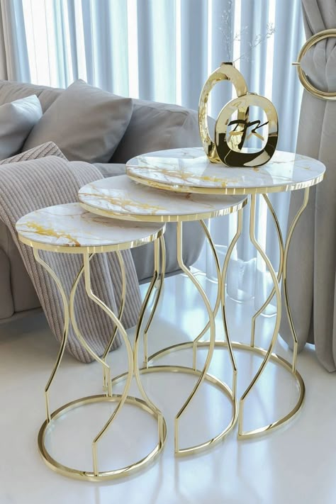 Cheap Coffee Table, Led Wand, Gold Coffee Table, Nesting Table, Nesting Coffee Tables, Pattern Glass, Decoration Inspiration, Coffee Table Setting, Glass Coffee Table