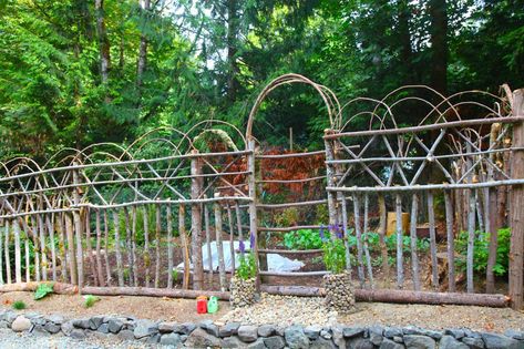 Harvest Potatoes, Deer Fence, Rustic Fence, Natural Fence, Stone Pillars, Garden Vines, Garden Area, Metal Fence, Stone Walls