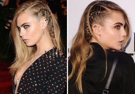 18 Celeb ‘Dos to Inspire Your New Hair Part via Brit + Co. Rock Star Hairstyles, Rock Star Hair, Like A Rock, 2015 Hairstyles, Star Hair, School Help, Middle Part, Side Part, Rock Star