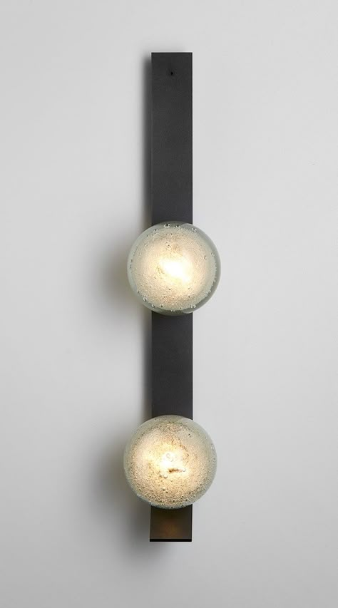 Fizi-Wall-Sconce-Articolo-black-with-kick-Double-ball - Articolo Silver Wall Clock, Architectural Lighting Design, Wall Scones, Ecological Footprint, Black Wall Clock, Bathroom Wall Sconces, Modern Wall Sconces, Bathroom Wall Lights, Light Architecture