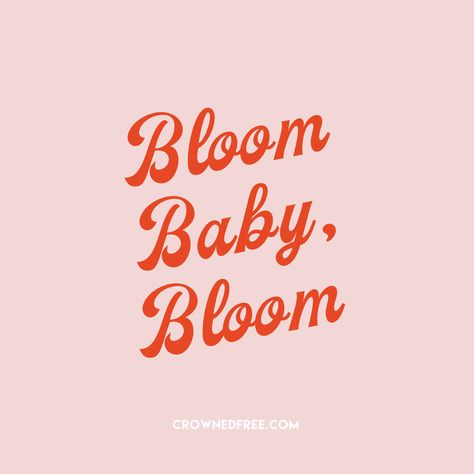 Bloom Word, Blooming Quotes, Blossom Quotes, Powerful Feminine, Bloom Quotes, Vision Goals, Make Life Beautiful, Poster Club, Spring Quotes