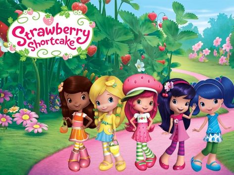 Strawberry Shortcake Tv Show, Strawberry Shortcake 2000s, Strawberry Shortcake Group, Strawberry Shortcake Show, Kids Tv Shows 2000, Strawberry Shortcake Berry Bitty Adventures, Strawberry Shortcake 2009, Early 2000s Kids Shows, Strawberry Shortcake Berry Bitty