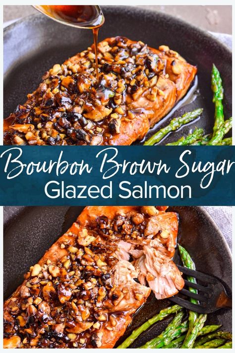 Salmon Marinade Recipes, Salmon Recipes Brown Sugar, Brown Sugar Glazed Salmon, Brown Sugar Salmon, Salmon Recipes Baked Healthy, Salmon Marinade, Salmon Glaze Recipes, Grilled Salmon Recipes, The Cookie Rookie