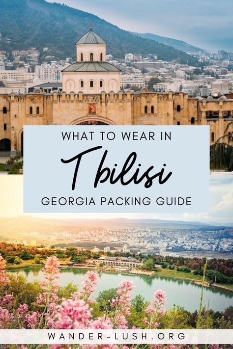 The ultimate all-season packing list for Georgia. #Georgia #Tbilisi #Caucasus #Europe | What to wear in Georgia | Georgia packing list | Georgia packing | Tbilisi packing list | What to wear in Tbilisi Georgia Winter Outfits, Georgia Outfits, Packing List For Men, Pack For A Trip, Georgia Fashion, Travel Pose, Georgia Travel, Packing List For Travel, Turkey Travel