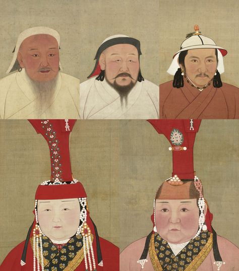 Noble Ranks, Qianlong Emperor, Kublai Khan, Golden Horde, Genghis Khan, Thangka Painting, Eastern Art, Tail Feathers, Tibetan Buddhism