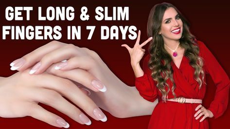 Get Long Fingers, Slim Fingers, Fat Finger, Long Fingers, How To Get Slim, Cake Designs For Girl, Finger Exercises, Daily Workout Plan, Simple Exercises