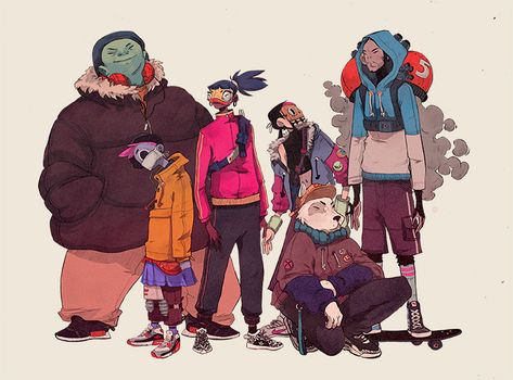 CHARACTERS for MAZE fest 2017 on Behance Creative Character Design, Character Showcase, Arte Cyberpunk, Cyberpunk Art, Cartoon Character Design, Creative Industries, Character Design References, Illustration Character Design, Behance Net