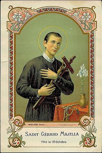 Saint Gérard Majella - Heiligenbild / Image pieuse / Holy card | Flickr - Photo Sharing! St Gerard Majella, Saint Gerard, Saint Art, Saint Feast Days, St Gerard, Friend Of God, Vintage Holy Cards, Catholic Pictures, Catholic Prayers