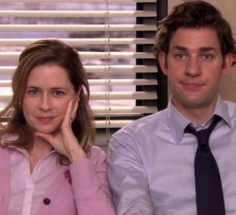 Jim And Pam Wedding, Pam The Office, Jim And Pam, The Office Jim, Jim Pam, New Girl Quotes, Jenna Fischer, The Office Show, Jim Halpert